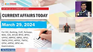 English : 29 March 2024 Current Affairs by GK Today | GKTODAY Current Affairs - 2024