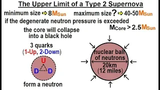 Astronomy - Ch. 21: Life & Death of a High Mass Star (11 of 12) Upper Limit of a Type 2 Supernova