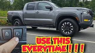 How To Shut Off Sensors On Your New 2023 Nissan Frontier Pro-4x