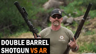 Double Barreled Shotgun vs the AR with Navy SEAL Mark "Coch" Cochiolo