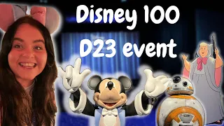 Disney 100 Exhibition | VIP D23 Event | Disney Vlog October 2023