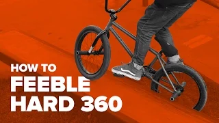 Как сделать фибл грайнд хард 360 на BMX (How to feeble grind hard 360 on BMX)