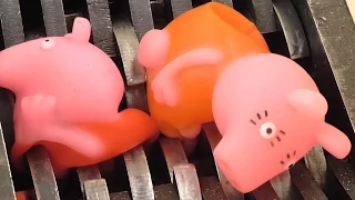 Shredding Peppa Pig Family Toys WOW George