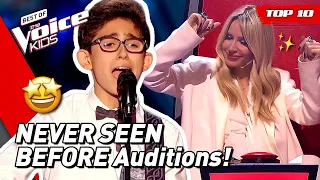 NEVER SEEN BEFORE Blind Auditions in The Voice Kids! 🤩 | Top 10