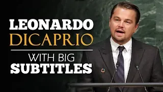 ENGLISH SPEECH | LEONARDO DICAPRIO: Climate Change (English Subtitles)