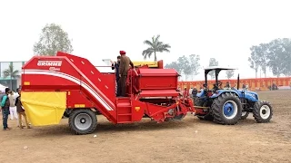 New Holland 6010 with Grimme SE 75-20 Potato Harvestor at Bj farms, Punjab