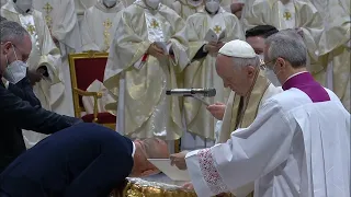 Easter Vigil from St. Peter's Basilica 16 April 2022 HD