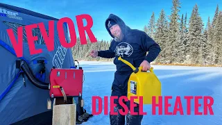 Vevor Diesel Heater for Ice Fishing and Winter Camping | making the switch from propane