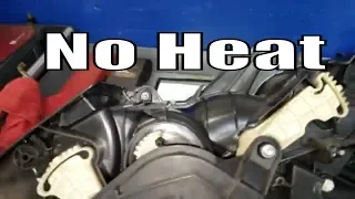 Jeep Grand Cherokee broken blend door HVAC "NO Heat"