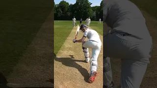 Delivering on a promise! That was close! #cricket #cricketing #cricketshorts