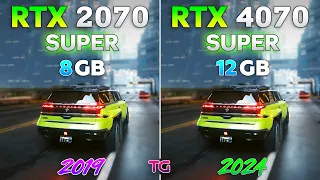 RTX 2070 SUPER vs RTX 4070 SUPER - 5 Years Difference