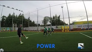Goalkeeper training # 8. Force +  Speed + Cognitive + Coordination. The defense of the goal.