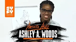 Ashley A. Woods Sketches Lady Castle Characters (Artists Alley) | SYFY WIRE