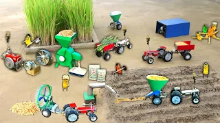 Mini Tractor transporting | bulldozer making mini school science project |@NsTvKing