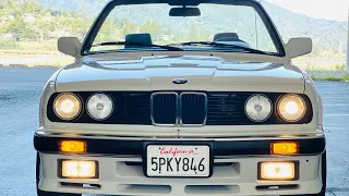 1988 BMW 325i e30 Cabriolet