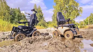 Meyra Optimus 2 VS Caterwil Ultra 4WD - Mud comparison