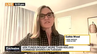 Cathie Wood on Binance, Coinbase Legal Woes