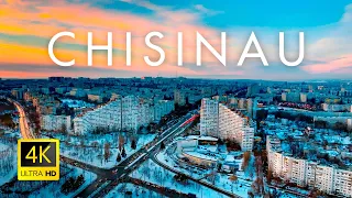 Chisinau Winter, Moldova 🇲🇩 in 4K Ultra HD | Drone Video