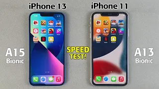 iPhone 13 vs iPhone 11 SPEED TEST! WOW😨