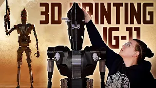 How I 3D Printed a Life Size IG-11 from The Mandalorian in only 10 Days