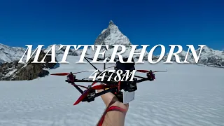 Climbing the matterhorn with my FPV drone