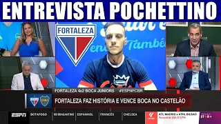 ENTREVISTA POCHETTINO APOS FORTALEZA 4 X 2 BOCA JUNIORS