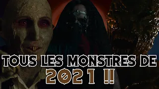 TOUS LES MONSTRES DES FILMS D'HORREUR DE 2021 !