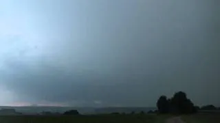 Weird thunder sound.