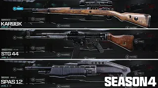 ALL NEW Season 4 DLC Weapons LEAKED! (KAR98k, STG 44, Spas 12, & MORE!) - Modern Warfare 3