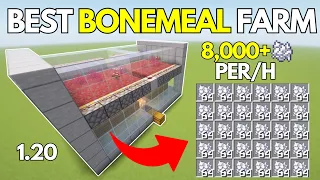 BEST BONEMEAL Farm for Minecraft Bedrock 1.20+