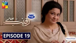 Raqeeb Se | Episode 19 | Digitally Presented By Master Paints | HUM TV | Drama | 6 May 2021