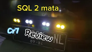 Review SQL 2 mata Cr7 buat mobil avanza xenia dsb putih kuning