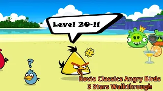 Rovio Classics Angry Birds Level 20-11 3 Stars