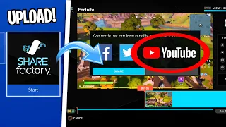 How to UPLOAD VIDEOS FROM SHAREFACTORY TO YOUTUBE! (EASY METHOD)