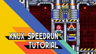 Sonic Mania Plus - Knuckles Speedrun Tutorial | Chemical Plant 2 (Easier route)