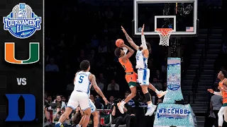 Miami vs. Duke 2022 ACC Men's Basketball Tournament Highlights (2022)