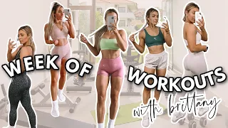 Full Week of Workouts | My Workout Routine With a 5 Day Split |  New Merch Haul