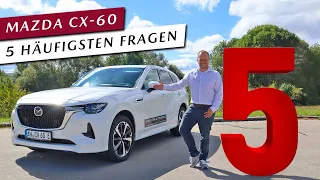 ❓Die 5 häufigsten Fragen zum Mazda CX-60 PHEV 2.5 AWD | Verbrauch, Standkühlung & Heizung, uvm.