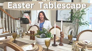 BEAUTIFUL EASTER TABLE DECOR  | DIY RESURRECTION GARDEN CENTERPIECE | Napkin Folding Ideas