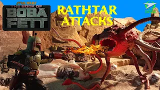 THE BOOK OF BOBA FETT: RATHTAR ATTACK (Star Wars Stop Motion)
