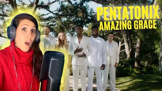 IT WAS HARD NOT TO CRY! Pentatonix - Amazing Grace REACTION #pentatonix #amazinggrace #reaction