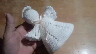 Ángel a crochet o ganchillo ( 1/3)