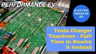 Tesla Onboard Charger Teardown Pt3 - failed to take it apart, time to reprogram it.