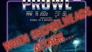 When Shovelheads attack… The Prowl Chopper show bound…