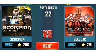 REAL STEEL WRB Scorpion VS Blac Jac New Robots UPDATE (Живая сталь)