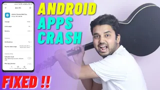 Android Apps Crashing issue FIXED - Realme Xiaomi & Redmi Apps Force Closing | Hindi