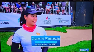 $225,000 WIN FOR CHANETTEE WANNASAEN, FROM THAILAND, PORTLAND CLASSIC. Video owned by LPGA and NBC