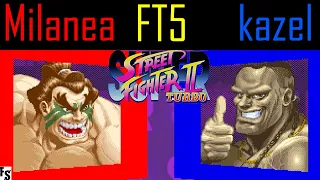 Super Street Fighter 2 Turbo - Milanea [E. Honda] vs kazel [DeeJay] (Fightcade FT5)