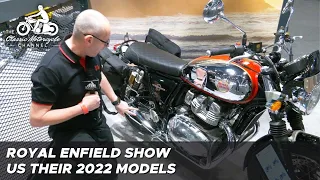 2022 Royal Enfield motorcycles at the MCN London Motorcycle Show