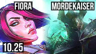 FIORA vs MORDEKAISER (TOP) | 7 solo kills, 900K mastery, 300+ games | BR Diamond | v10.25